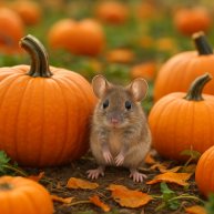 Home 1 Mouse in Pumpkin Patch