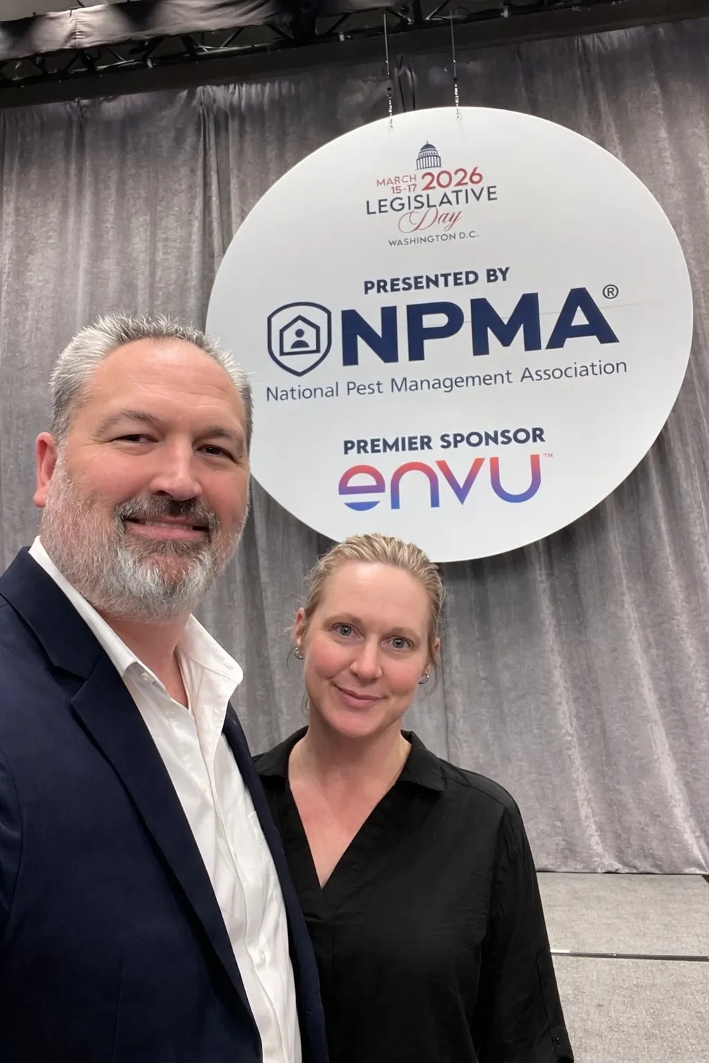 Owners Steve and Tanya Wittig at the National Pest Management Association's 2026 Legislative Day in Washington, D.C.